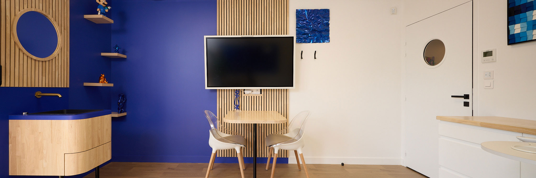 Espace du cabinet bleu